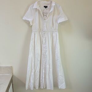 J Crew Cerise Shirt Dress